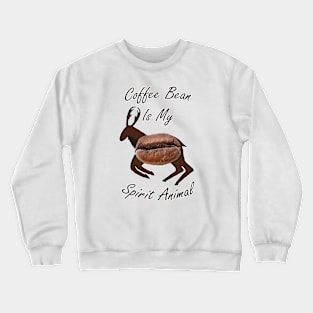 Coffee Bean Spirit Animal Crewneck Sweatshirt